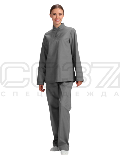 Костюм женский ХАССП цв.т.синий, тк.смесовая (2)