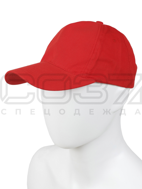 бейсболка цвет красный-1